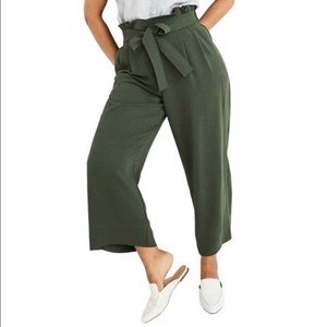 Madewell Tie-Waist Huston Pull-On Crop Pants